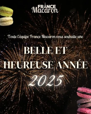 🎉 BONNE ANNÉE 2025 🎉

Nous vous souhaitons une belle et heureuse année 2025, remplie de douceurs et de gourmandises ! 🎉💕

#nouvelan #macaron #bonneannée #gourmandise #plaisirsucré #francemacaron